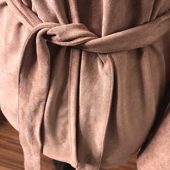 Kut From The Kloth Faux Suede Wrap Jacket - Picture 5 of 11